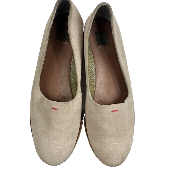 ED Ellen DeGeneres Flats Women Loafer Shoe Size 10 M 40 Tan Norana Suede Leather - Picture 1 of 13